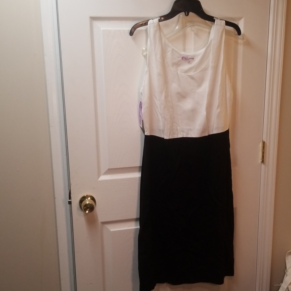 Black and white dress